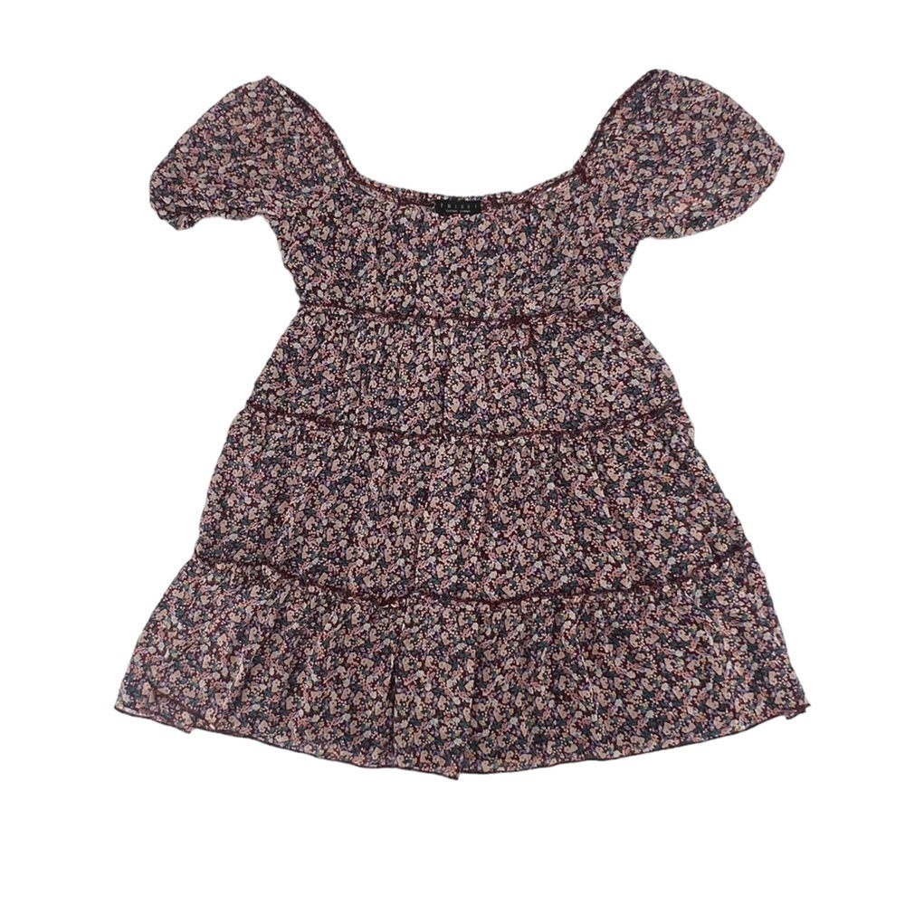 NWT Trixxi Clothing Company Floral Off The Shoulder Dress Size Large Women’s